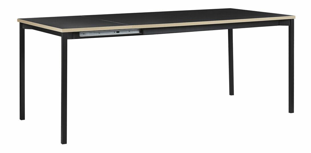 Blagovaonski stol na razvlačenje 140-190x90 cm Avenera (crna)