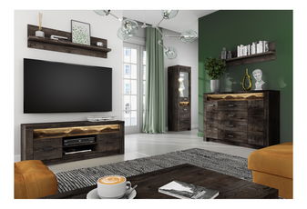 Ormar za garderobu Indie 14 (jasen tamni)