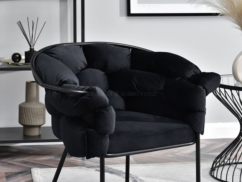 Relax fotel Piplio (fekete)