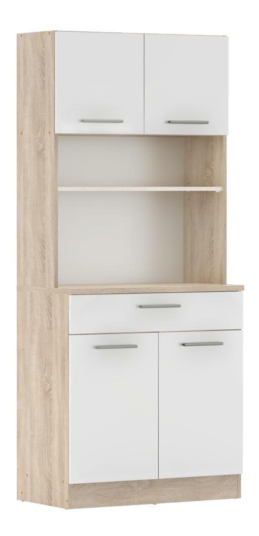 Colț bucătărie Domini NEW (stejar sonoma + alb)