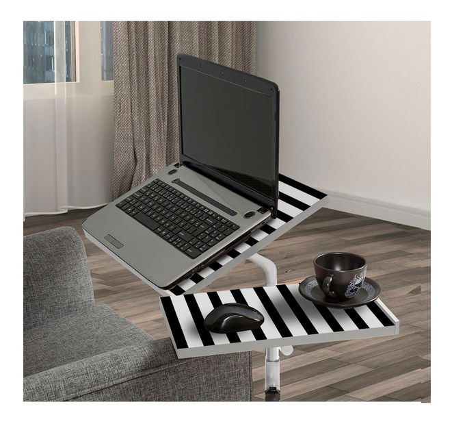 Suport pentru notebook Pobenu 4 (alb + negru)