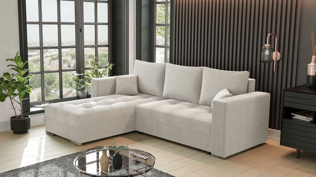 Rohová sedačka Josie (L) (béžová)