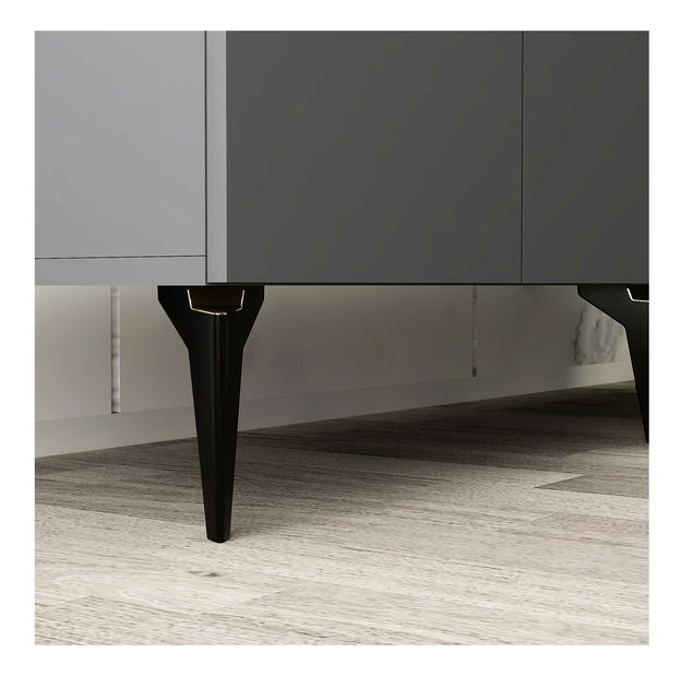 Szekrény Tabivo (antracit + arany) 