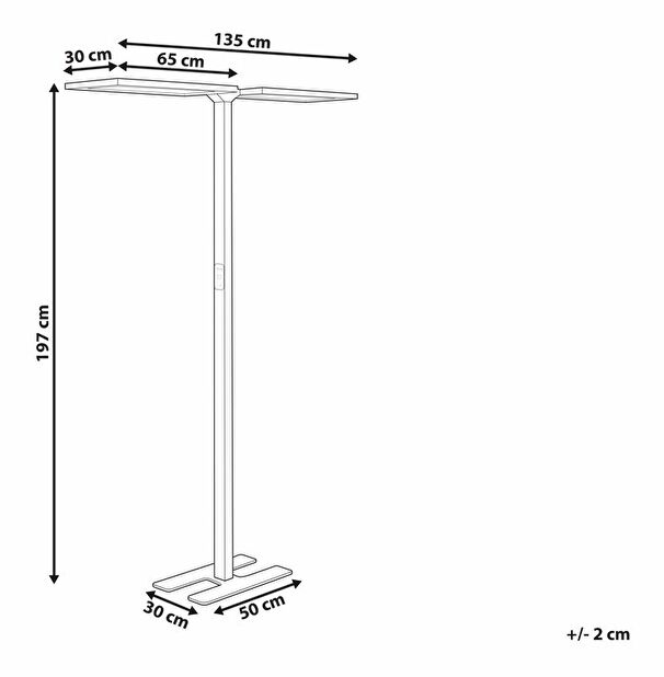 Suport lampă Shirlynn (negru) 