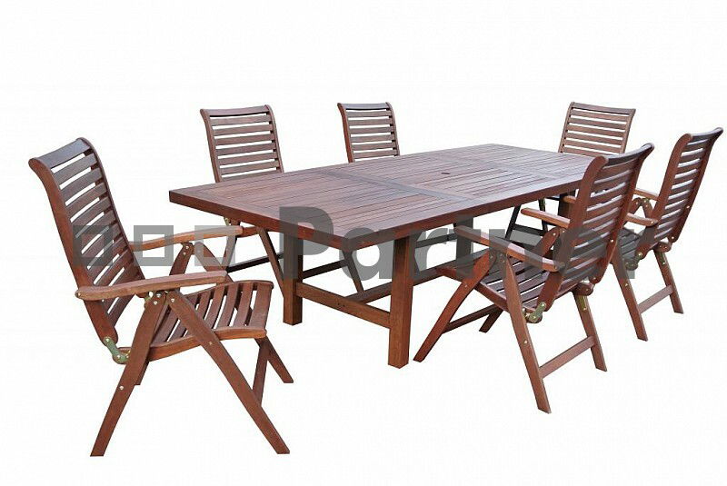 Záhradný nábytok Auckland 1+6 (Meranti)