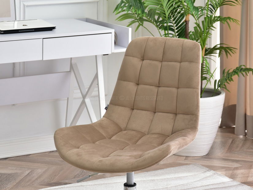 Scaun Eleanor (bej + crom)