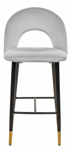 Set 2 ks. Barových stoličiek Filatto (sivá)