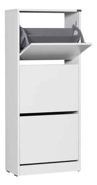 Cipőtároló (cipősszekrény) Moteni (fehér)