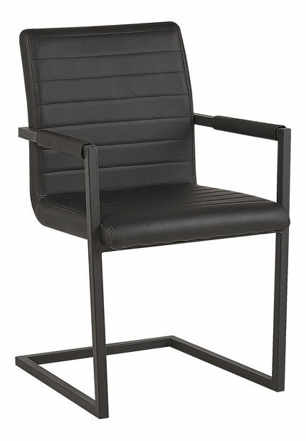 Set 2 ks. jedálenských stoličiek BAFORA (čierna)