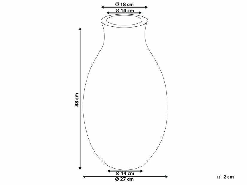 Váza Stamina (kék) 