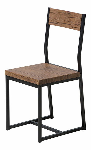 Set 6ks. jedálenských stoličiek Lasido (tmavohnedá)