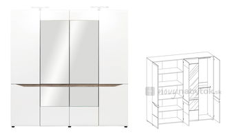 Dulap de haine Lynna LI 10