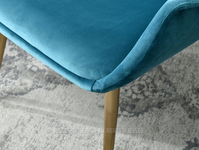 Fotelja Osmol F (tirkizna + crna)