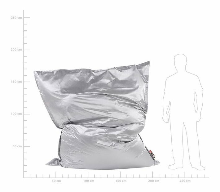 Sedací vak 180x230 cm Xxl (strieborná)