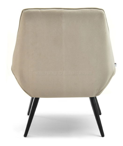 Kreslo Zolta (béžová + čierna)