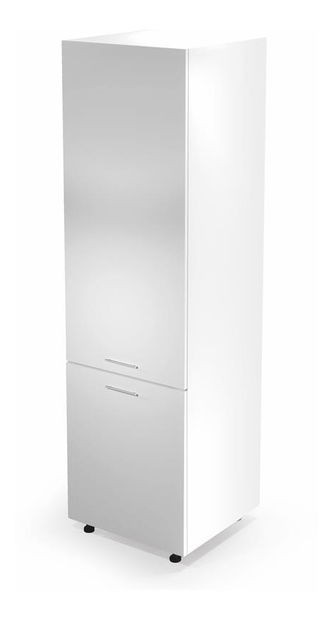 Dulap de bucătărie pentru frigider încorporat Verlene (alb)