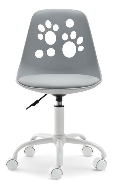 Detská stolička Footy (sivá + biela)