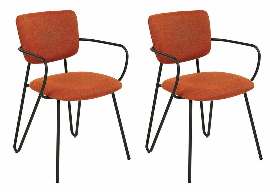 Set blagovaonskih stolica (2 kom.) Emmanuelle (narančasta)