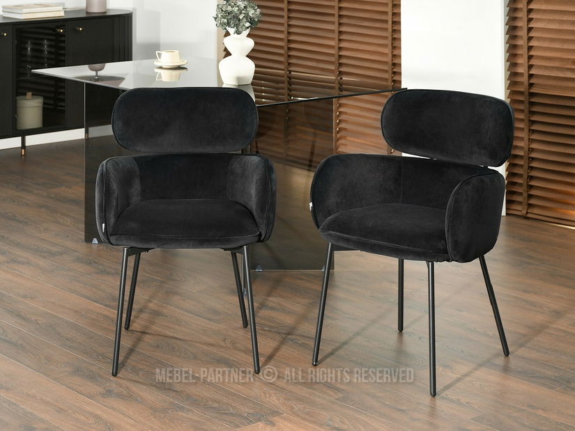 Scaun sufragerie Aguado (negru)