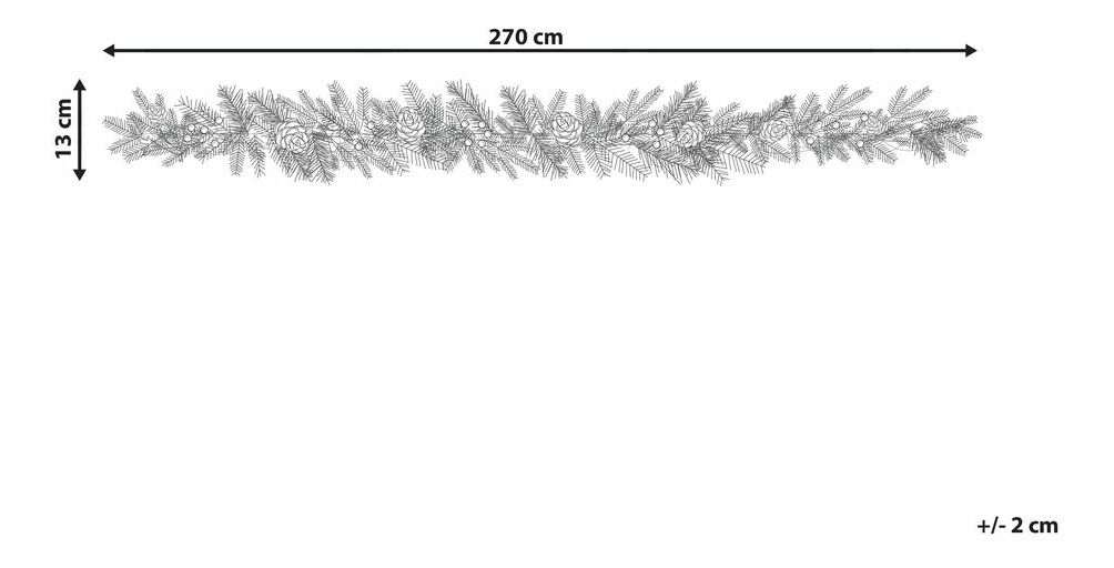 Vianočná girlanda 150 cm Wipton (zelená) (s osvetlením)