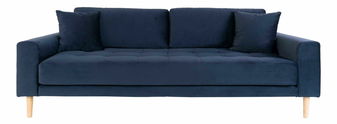 Canapea cu trei locuri Lvaveriaora 3 (albastru)