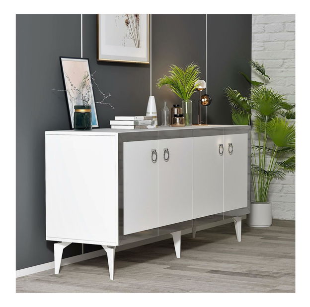 Skrinka Muvuta 1 (biela + strieborná) 