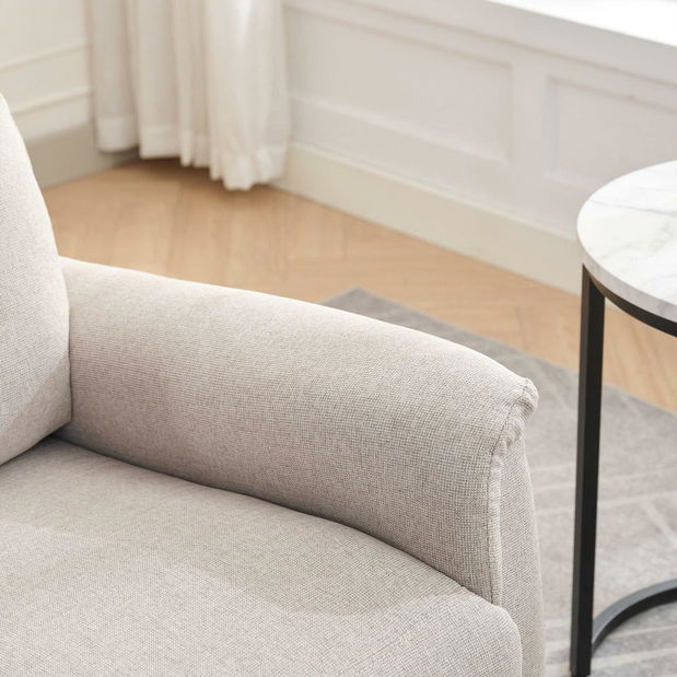 Pozícionáló fotel Tesalureza (krém)