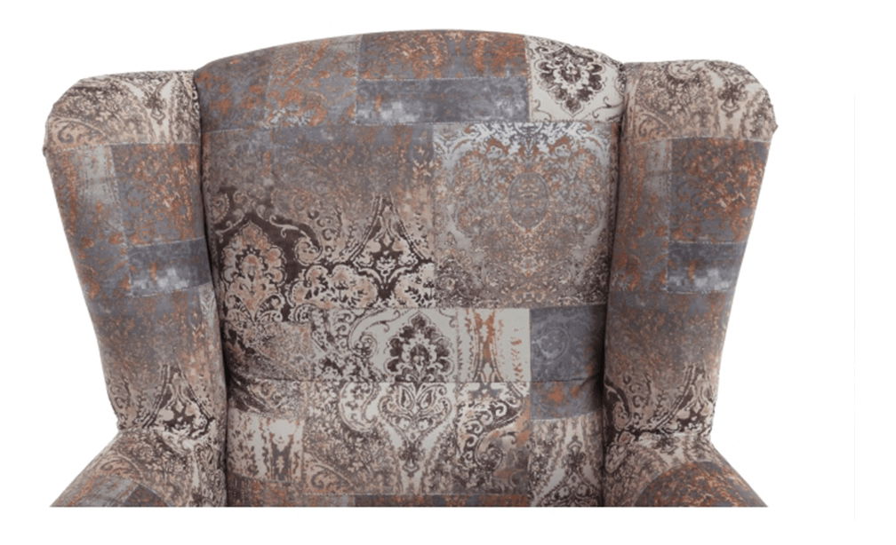 Kreslo ušiak s taburetkou Aevo (vintage 1026)