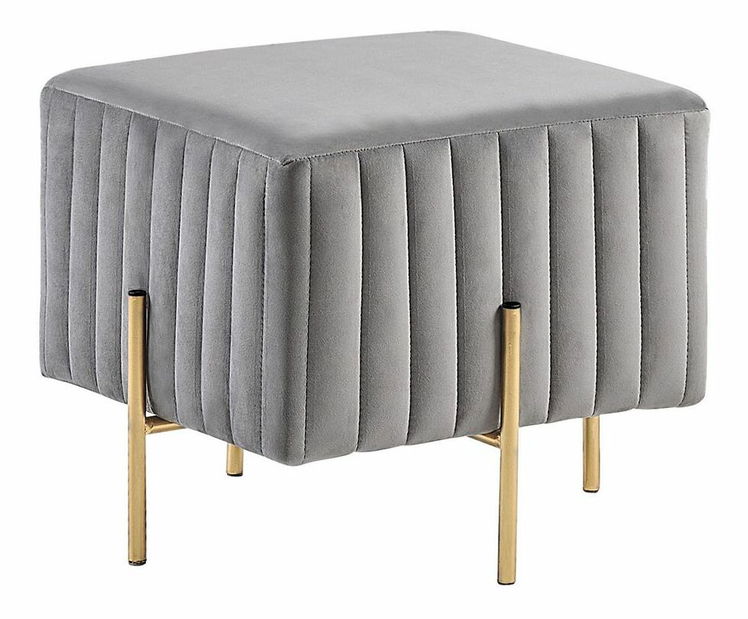 Taburetka DATIO (látka) (sivá)