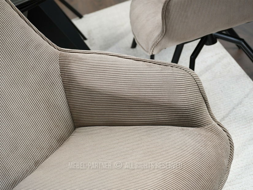 Scaun Liam (bej închis + negru)