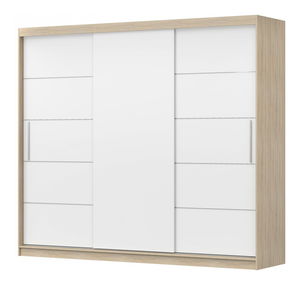 Ormar za garderobu Arrun (hrast sonoma + bijela)