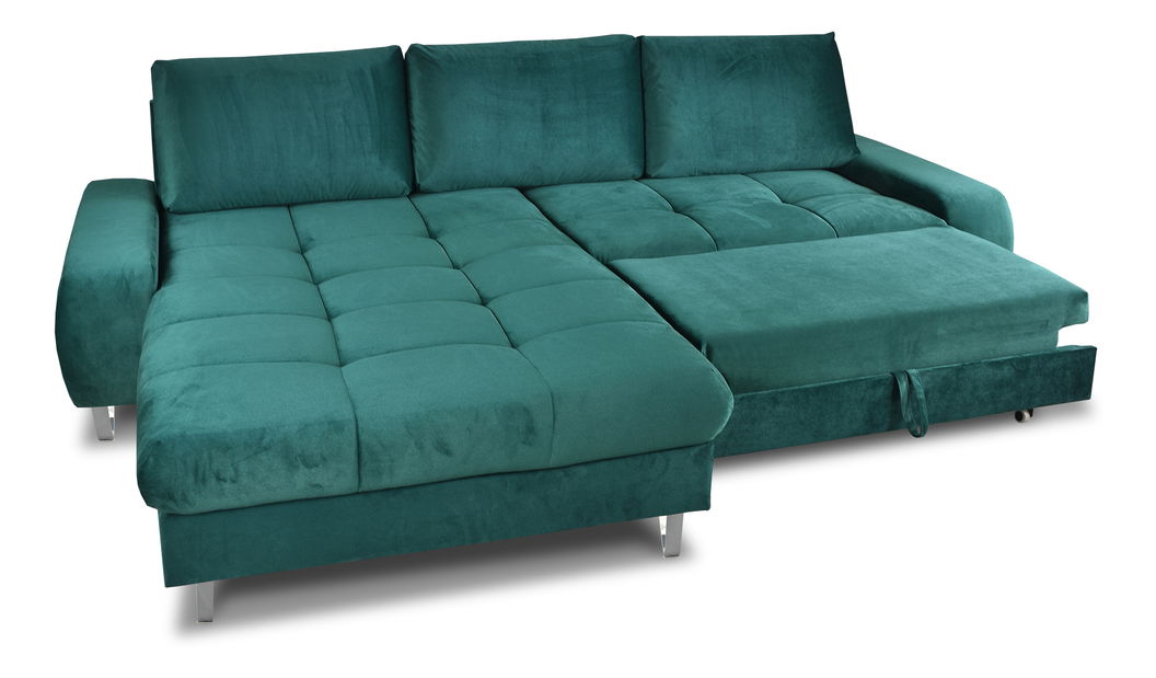 Rohová sedačka Hermon (zelená)