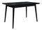 Modern asztal Kellan 140x80 (fekete)
