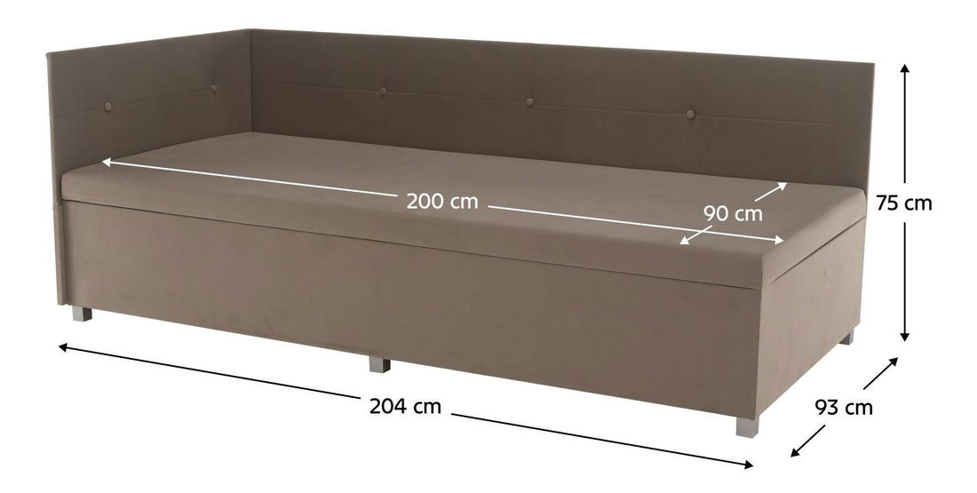 Heverő Aurorra (bézs-szürke)