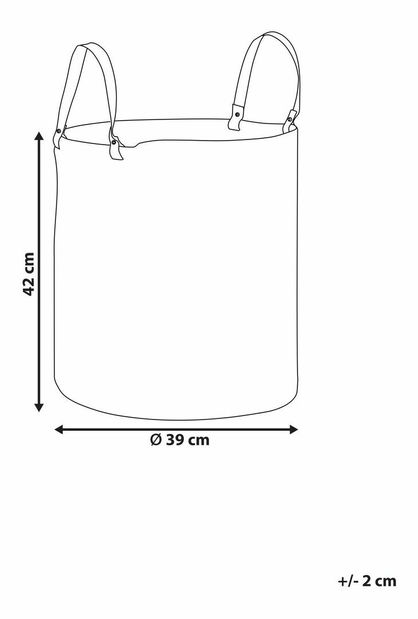 Úložný kôš Ichza (biela)