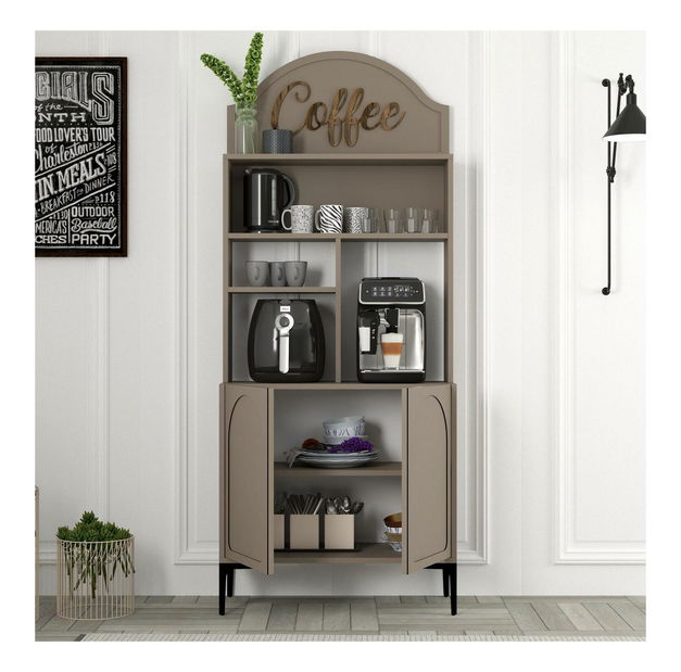 Kuhinjska vitrina Lyantela 80 (crna)