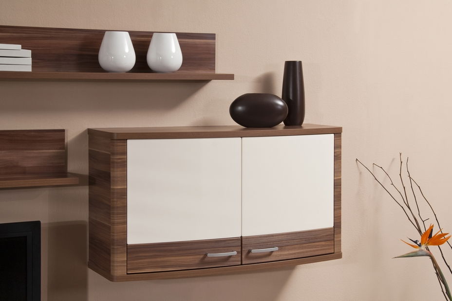 Obývacia stena Decodom Ronco K 62 slivka + lesk vanilka