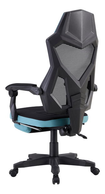 Uredska fotelja Jarak 884H-L036 (crna + neomint)