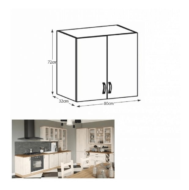 Felső konyhaszekrény Regnar G80 