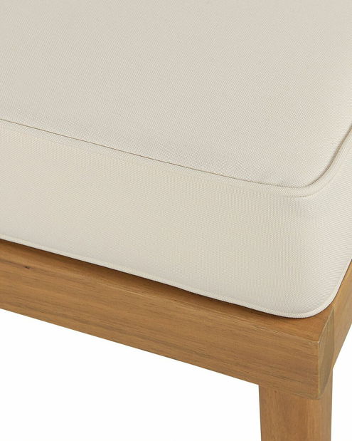 Viseća fotelja s tabureom Blas (svijetlo drvo)