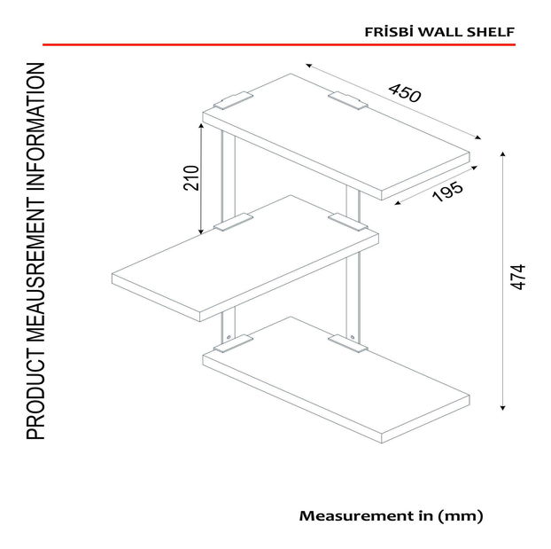 Raft Busimu (Nuc + negru) 