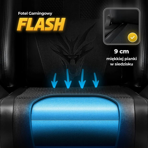 Felső fotel Fomentan (fekete) 