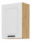 Felső konyhaszekrény Lucid 50 G 72 1F (artisan tölgy + fehér)