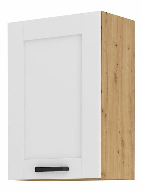 Dulap superior bucătărie Lucid 50 G 72 1F (stejar artisan + alb)