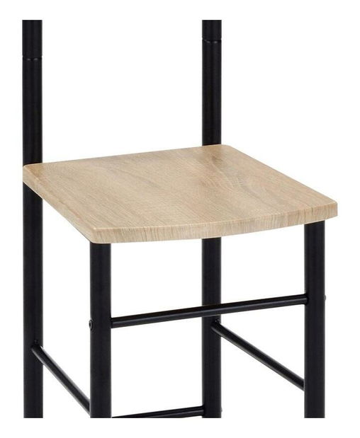 Portmantou/ Slujitor mut Emergencias (stejar sonoma + negru)