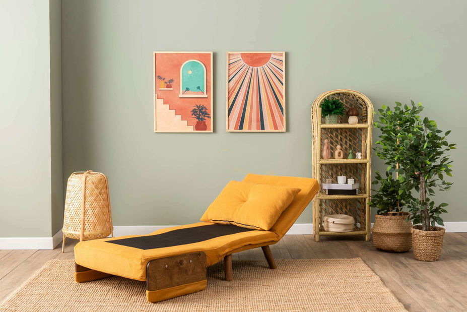 Fotoliu Como (muștar)