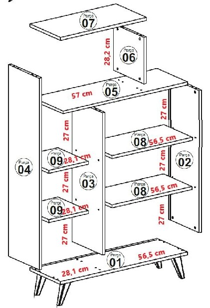 Raft Ferdinand (Nuc + Galben)