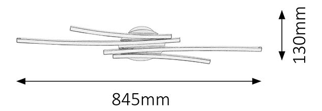 Mennyezeti lámpa Meredith 2481 (króm)