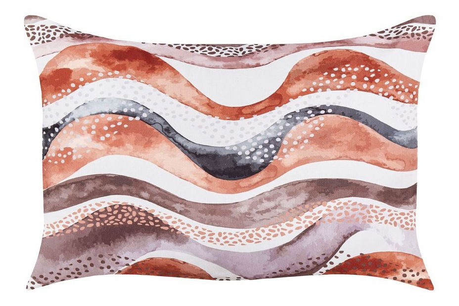 Sada 2 ozdobných vankúšov 40 x 60 cm Sebor (hnedá)