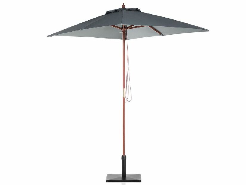 Umbrelă de grădină 144 cm FLAME (lemn) (gri închis)